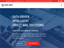 Tablet Screenshot of maildatainc.com